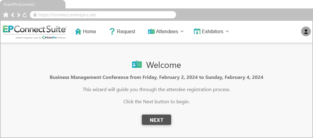 Figure 708: Begin the Registration Wizard 