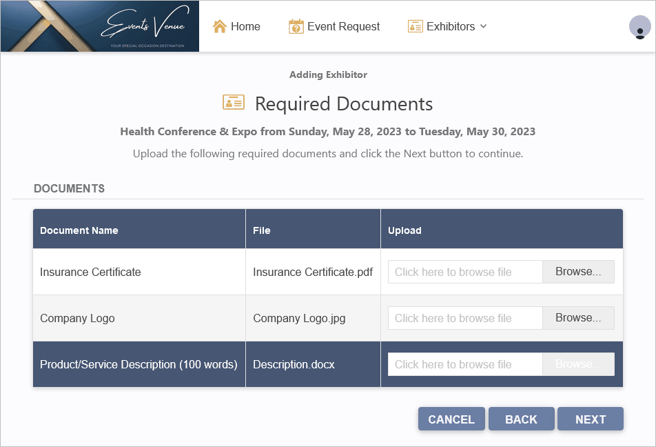 Figure 821: View Uploaded Documents 