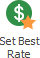Icon for Set Best Rate command. 